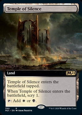 Temple of Silence Extended Art #390 MTG Core 2021 Single