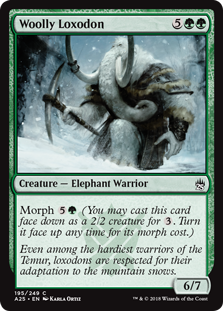Woolly Loxodon | Magic! The Gathering Masters 25 #195