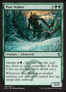 Pine Walker #143 MTG Khans Of Ta...