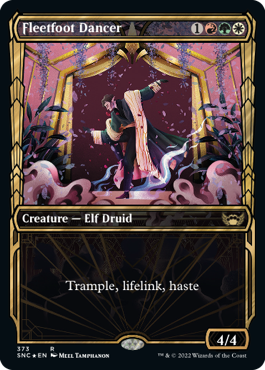 Fleetfoot Dancer Showcase Gilded Streets Of New Capenna #373