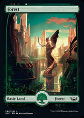 Forest Full Art Basic Land Stree...