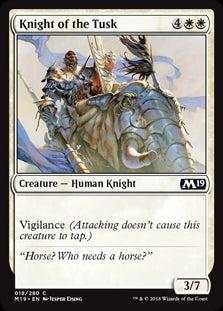 Knight of the Tusk MTG Single | ...