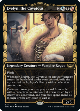 Evelyn, the Covetous Showcase Gilded Streets Of New Capenna #371