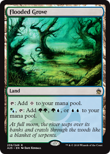 Flooded Grove | Magic! The Gathering Masters 25 #239