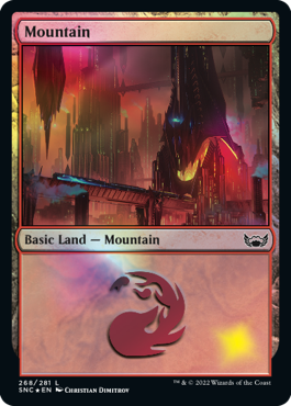 Mountain Basic Land Streets Of New Capenna #268