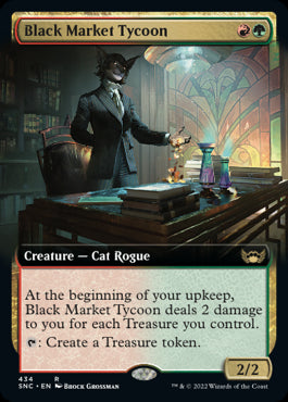 Black Market Tycoon Extended Art Streets Of New Capenna #434