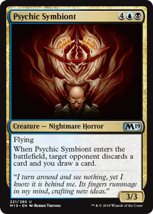 Psychic Symbiont MTG Single | Core Set 2019 #221