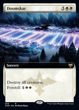 Doomskar Extended Art #334 MTG K...
