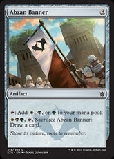 Abzan Banner #215 MTG Khans Of T...