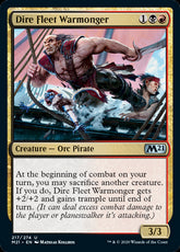 Dire Fleet Warmonger #217 MTG Co...