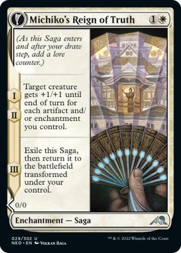 Michiko's Reign of Truth // Portrait of Michiko - NEO 029 Non-Foil