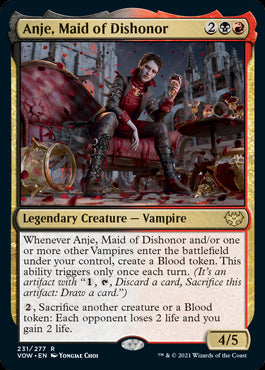 Anje, Maid of Dishonor #231 MTG Crimson Vow Single
