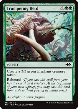 Trumpeting Herd #187 | Modern Horizons MTG Singles