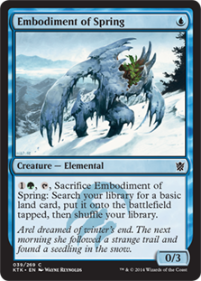 Embodiment of Spring #039 MTG Khans Of Tarkir Single