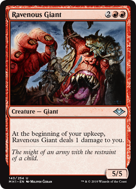 Ravenous Giant #143 | Modern Horizons MTG Singles