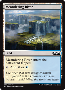 Meandering River MTG Single | Core Set 2019 #253