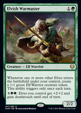 Elvish Warmaster #167 MTG Kaldheim Single