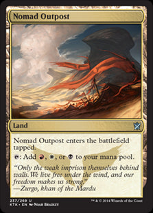 Nomad Outpost #237 MTG Khans Of ...