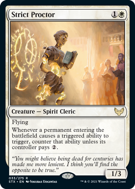 Strict Proctor #033 MTG Strixhaven Single