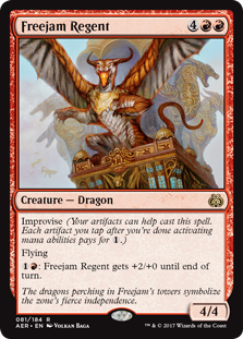 Freejam Regent MTG Aether Revolt #081