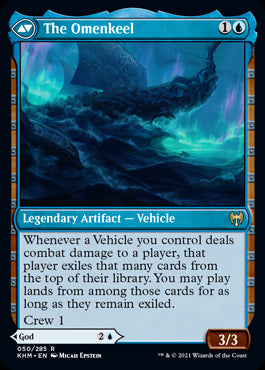 Cosima, God of the Voyage // The Omenkeel #050 KHM Single Card Back