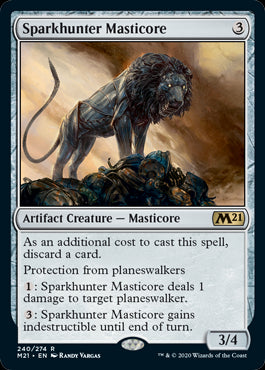 Sparkhunter Masticore #240 MTG Core 2021 Single