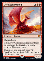 Goldspan Dragon #139 MTG Kaldheim Single
