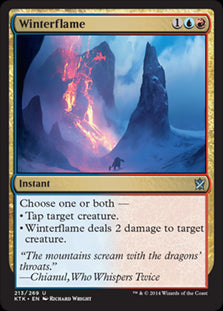 Winterflame #213 MTG Khans Of Ta...