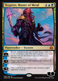 Tezzeret, Master of Metal MTG Aether Revolt #190