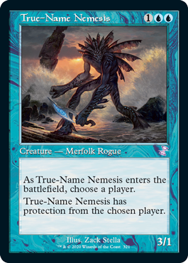 True-Name Nemesis #321 Time Spiral Remastered Retro Frame Single