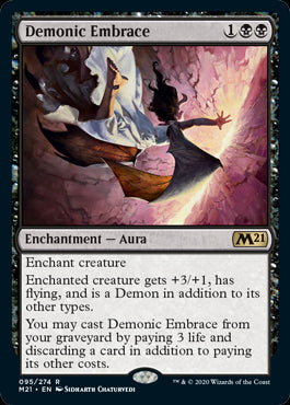 Demonic Embrace #095 MTG Core 2021 Single