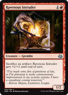 Ravenous Intruder MTG Aether Revolt #094