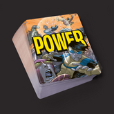 A boxed card deck or game box fe...