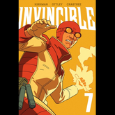 Comic book cover of 'Invinci...