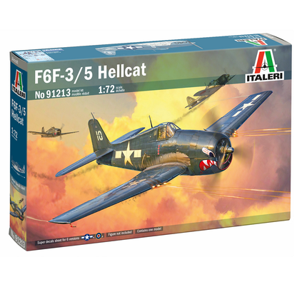 Italeri Grumman F6F-3 F6F-5 Hellcat 1:72 scale WWII US Navy fighter plastic model kit