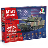 1:35 scale model kit of the M1A1...