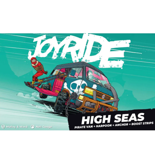 Joyride: High Seas expansion for ages 12+. Add pirate-themed modules, new items and track effects to Joyride. Requires Joyride Survival of the Fastest or Duel Next Gen.