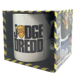200AD Judge Dredd Badge Mug