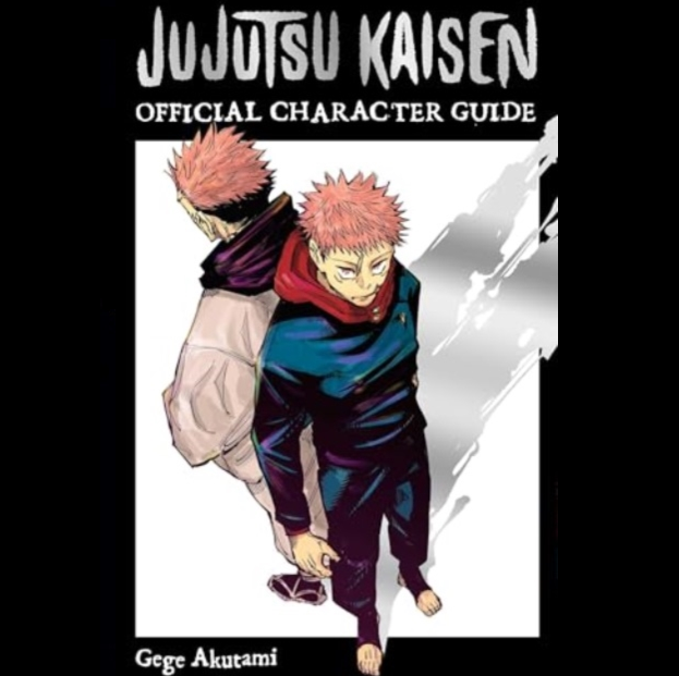 Jujutsu Kaisen The Official Character Guide manga companion book by Gege Akutami paperback. Cover of 'Jujutsu Kaisen' official character guide with an anime character holding a skull.