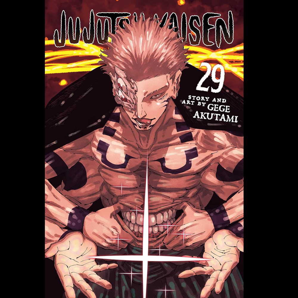 Jujutsu Kaisen Vol. 29 paperback graphic novel cover by Gege Akutami