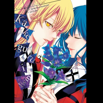 Kakegurui Twin Volume 3 paperback manga by Homura Kawamoto and Kei Saiki graphic novel cover art