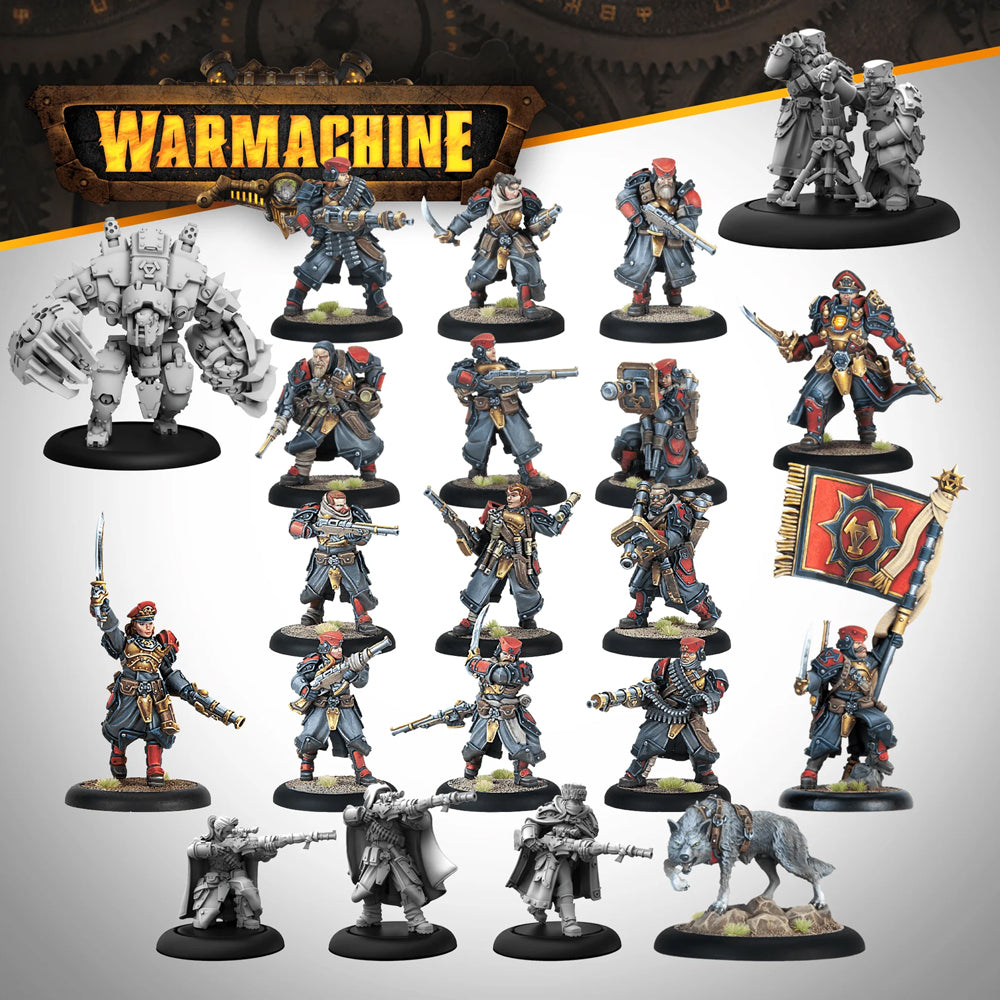 Khador Winter Korps Core Expansion Painted Example Army
