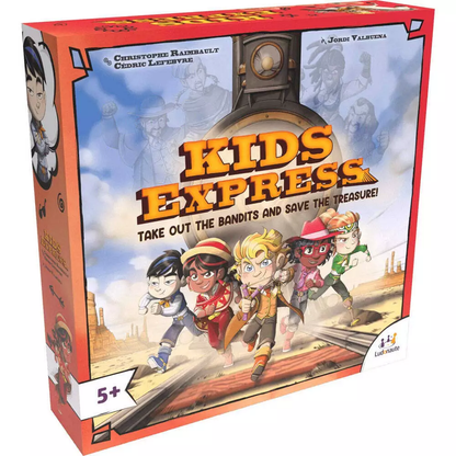 All aboard for a thrilling adventure with Kids Express, the cooperative board game