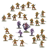 Collection of miniature figurine...