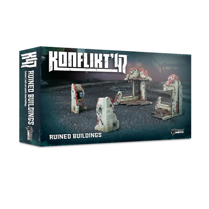 Konflikt'17 Ruined Buildings packaging on a white background