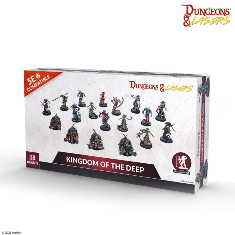 Kingdom of the Deep Dungeons And Lasers RPG Miniatures