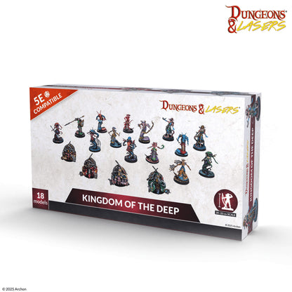 Kingdom of the Deep Dungeons And Lasers RPG Miniatures
