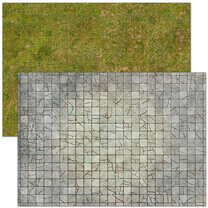 Grass and Flagstone Dry-Wipe Mat