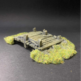 A miniature model of a weathered...
