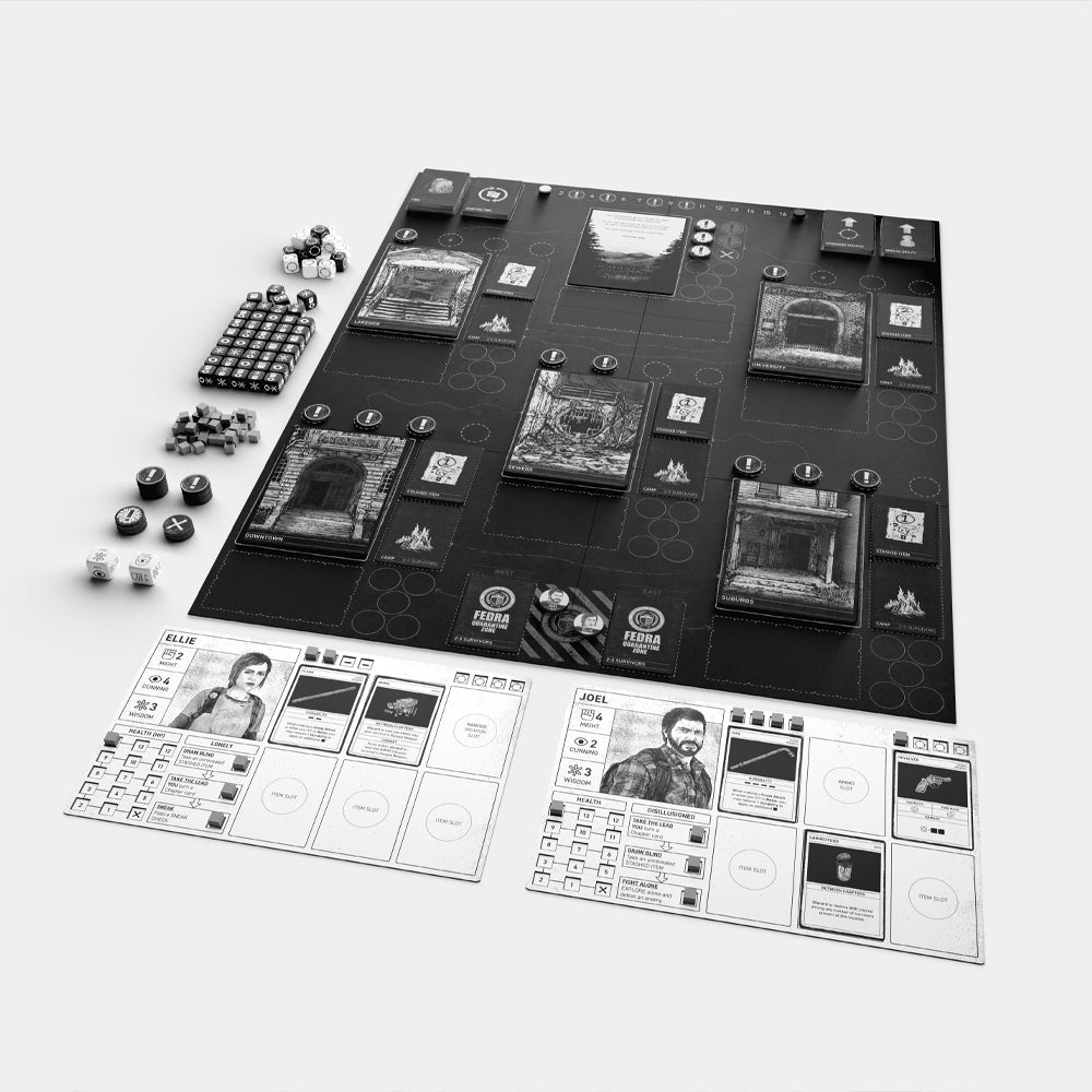 The Last of Us Board Game Contents